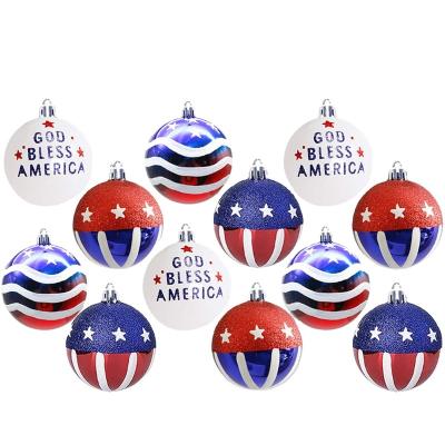 China Wholesale Plastic Moq Small White 3D Pattern Giant Christmas Balls for sale