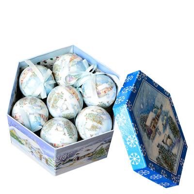 China Plastic Custom Crystal Foam Packing Box Naked Christmas Balls Ornament for sale