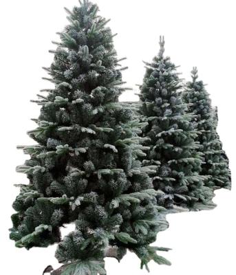 China Christamas Decoration Pe Luxury Artificial Prelit Snowfall Christmas Tree for sale