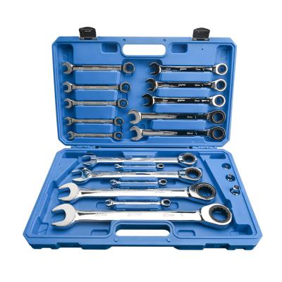 China Repair Tools Custom Logo Combination Ratchet Wrench Box Tool Kit Bike Car for sale