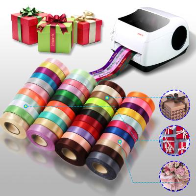 China Wholesale Color Satin Ribbon Multiple Color Customer Made Width Solid Colored Satin Ribbon for sale