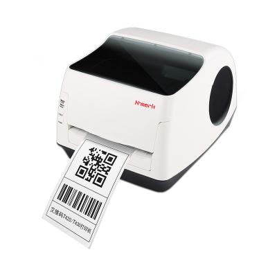 China Black N-Mark RFID Thermal Transfer Printer Sticker Printer Barcode Sticker Printer D461 Model for sale