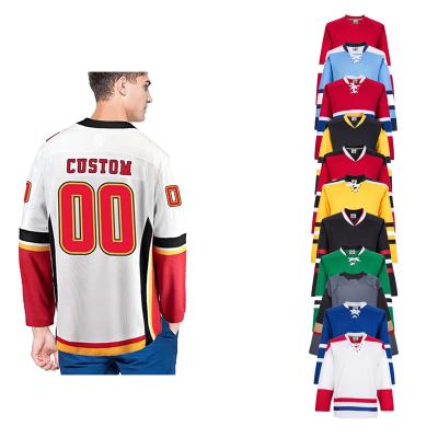 China Factory Wholesale Custom Logo Hockey Jersey Blank Training Hockey Tank Tops Breathable Quick Dry Antibacterial Made In China for sale