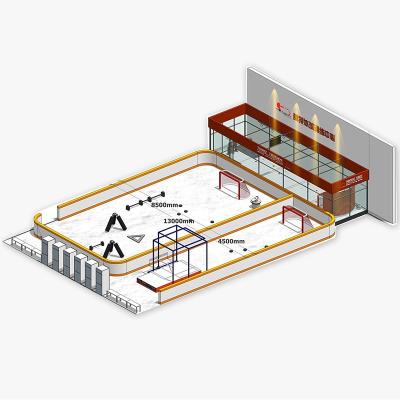 China Digital and Intelligent Customized Training System Ice Hockey Training Center Simulated Ice Surface Data Analyzer Hockey Smart Shooting Center for sale