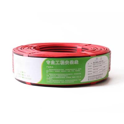 China Power Best Selling 1 Pair High Flexible RGB Electrical Wire 100m Single Core 1.5mm Red And Black Equipotential Lines Electrical Cable for sale