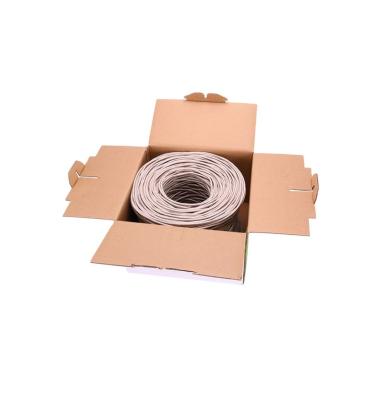 China Good price cat 6 1000ft 305m ftp UTP data cable cat 6 box rj45 cat5e network cable utp cat6 network wire for sale