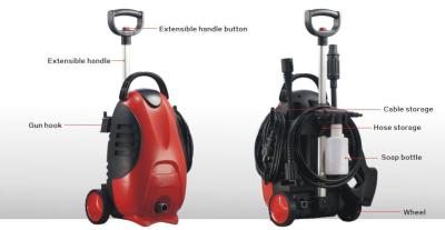 China Small Vibration High Pressure Washer Low Voice , 65 Bar Working Pressure for sale