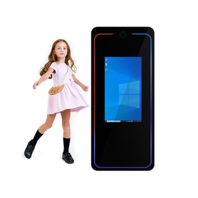 China LED light frame new foldable Portable Mirror Selfie smart Touch magic mirror photo booth for sale