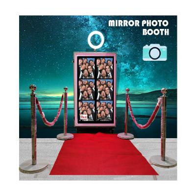 China 2021 newest Photobooth Shell Equipment Aluminum Case Video Spin booth 360 photo booth for party for sale