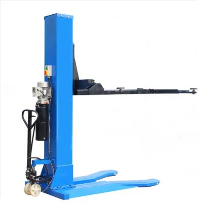 China Car Repair Center Courier Car Lift LIBA Auto Single Post Hydraulic Single Vehicle Parking Lift For Car Parking Lift Home Used for sale