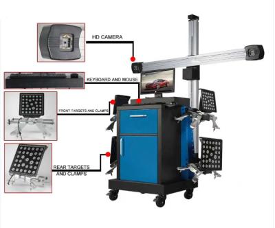 China 3D Dynamic Simulation LIBA 3D Wheel Aligner Advanced Car Wheel Aligner 4 Wheel Aligner Machine With CE Certificate for sale