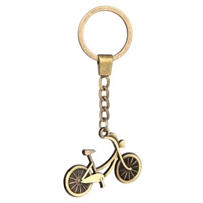 China wholesale Metal Bronze Bicycle Key Chain Gift Key Chain Pendant Spot Dangle Pendant for sale