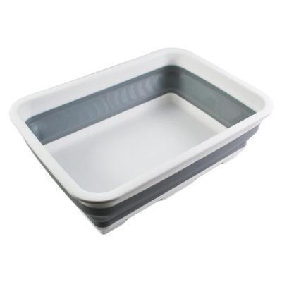 China Viable Storage Portable Basin Collapsible Wash Up Bowl For Camping Caravan Outdoor Activities Kitchen Storage Collapsible Basin for sale