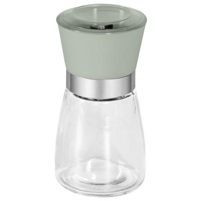 China Viable wholesale glass spice pepper grinder/salt and pepper grinder for sale