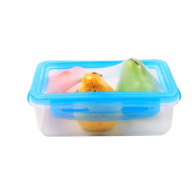 China Freshness Preservation New Style Plastic Keeping Fresh Fruit Food Storage Box With Silicone Lids for sale