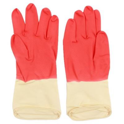 China Unionsource Household Cleaning Rubber Cleaning Gloves Smooth Dishwashing Rubber Glove for sale