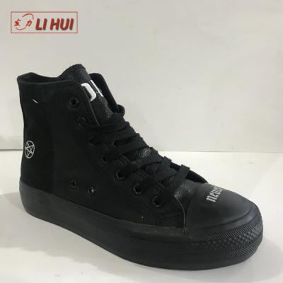 China Custom wholesale cotton/canvas cloth/rubber canvas korean style women's shoes/canvas women's shoes for sale