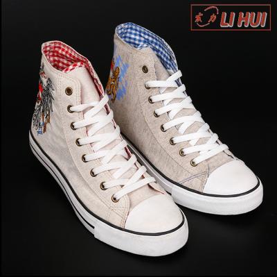 China Fancy Alibaba Canvas Cotton Fabric/Canvas/Rubber Women Hiking Sports Shoes for sale