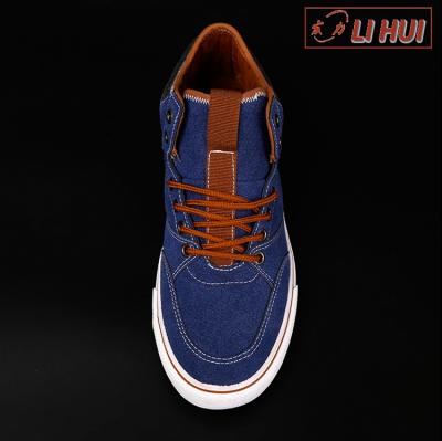 China New Latest Cotton Fabric/Canvas/Rubber Pattern Canvas School Stylish Men's Casual Shoes for sale