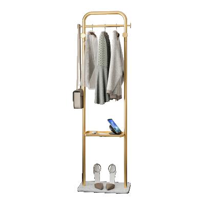 China Convertible Best Selling Goods Using Modern Mall Dressing Room Marble Coat Rack for sale