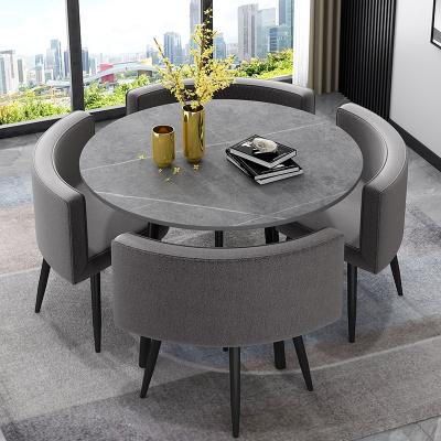 China Modern Minimalist Dining Chairs Design Easy Clean Nordic Restaurant Living Room Furniture Fabric Dining Chairs Table And Chair Set Luxury for sale