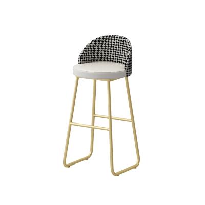 China Convertible Best Selling Goods Using Modern Luxury High-Leg Dining Chair Creative Lattice Shape for sale