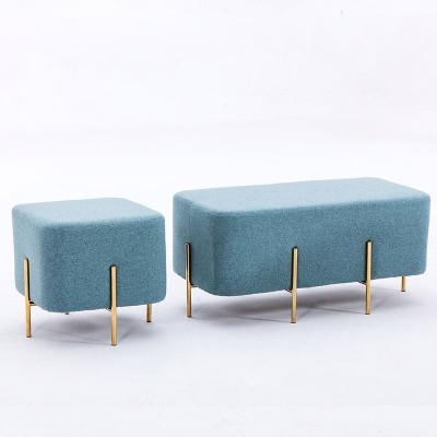 China Modern Design Style Living Room Velvet Sofas Northern Simple Furniture Set Adjustable Leisure (Others) Stool Chair Fabric Modern Kids Bed Stool Home for sale