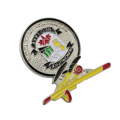 China Custom Silver Plating Pin Supplier Gift Europe Craft Enamel Pin Badges Metal Pin Metal Pin Enamel Soft Enamel for sale