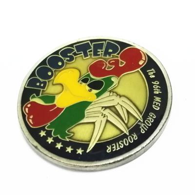 China Europe Antique Gold Plated Custom Coins Soft Enamel Epoxy Commemorative Coins for sale