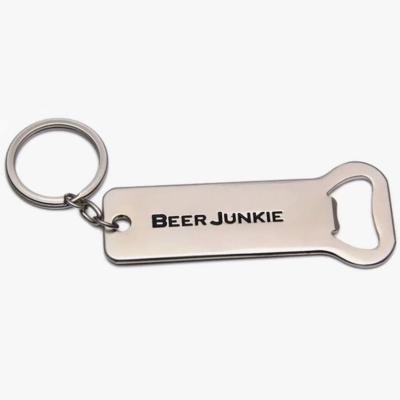 China Multi Functional Opener Stainless Steel Key Chain Bottle Opener High Quality Custom Logo Die Cast Bottle Opener With Key Ring And Key Chain for sale