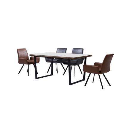 China Modern 6 Person Dining Table Set Cheap Dining Room Sets Wooden Dining Room Furniture Sets for sale