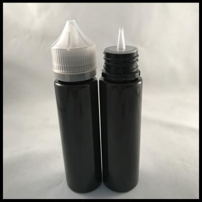 China 60ml black plastic gorilla bottle with childproof tamper evident cap and long thin tip for sale