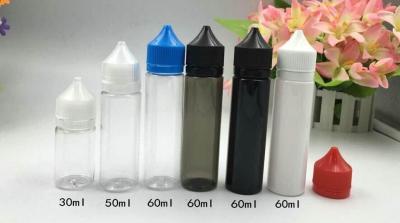 China Chubby Gorilla Bottles 30ml,60ml,120ml PET E Cig Liquid Bottles With Childproof Tamper Cap for sale