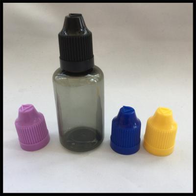 China 30ml Black Platic Empty Bottles With Long Thin Tip Dropper And Childproof Cap E Cig Liquid Bottle for sale