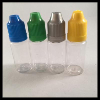 China Plastic Clear 10ml PET Bottle For E Liquid With Childproof Bottle Cap And Needle Tips Dropper for sale