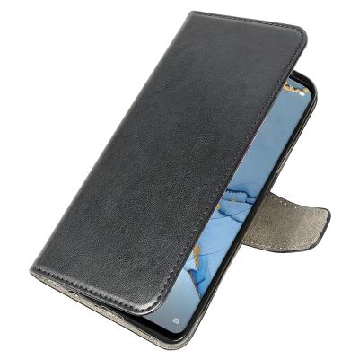 China 100% Leather Flip Wallet Cell Phone Case Eco-friendly Faux Leather Drop Case Phone Case For Oppo Reno3 Case for sale