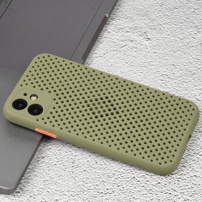 China 100% Eco-friendly Phone Case Cavities Cooling Breathable Phone Case For iPhone 11 Pro 6 8 7 Plus Ultra Max Thin TPU Fit Cover For iPhone 11 Couque for sale