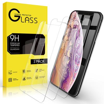 China factory wholesale New Products 2021 Anti-fingerprint High Transparency 0.33mm 2.5D Tempered Glass Screen Protector For iPhone 12 Mini Pro Max for sale