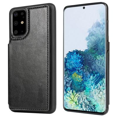 China 100% Eco-friendly Phone Case For Samsung Galaxy S20+ Cover Factory PU Leather Cell Phone Bag Filp Wallet Phone Back Case for sale