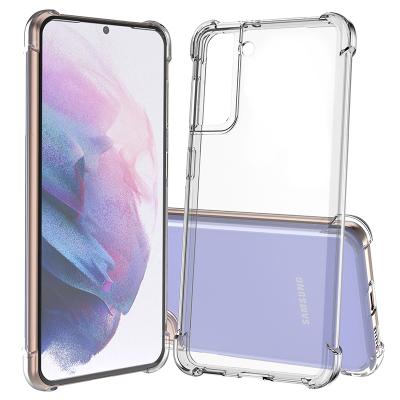 China 100% Eco-friendly Phone Case For Samsung Galaxy Phone Cases S20+ Shockproof Bumper Crystal Transparent Clear TPU For Funda Case Samsumg S20+ for sale