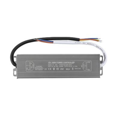 China Waterproof IP67 Waterproof IP67 Constant Voltage 100W 12VDC LED Driver Power Supply for outdoor for sale