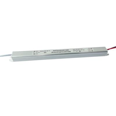 China LED Strip Light Ultra Thin LED Driver Power Supply Wide Input12V/24V 48W For Indoor Strip Lights Lighting Box for sale