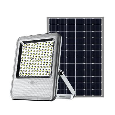 China Garden Solar Flood Light 100W 200W 300W Outdoor Waterproof Ip65 Garden Led Solar Flood Light With Remote Control for sale