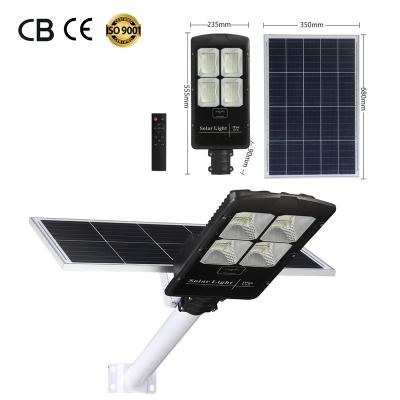 China ROAD High Brightness LED Solar Street Light 400W IP65 waterproof outdoor remote control high lumen for sale