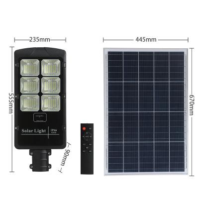 China ROAD 500W High Brightness LED Solar Street Light  IP65 waterproof outdoor remote control high lumen for sale