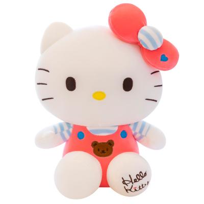 China Cartoon Cute Pink Kitty Plush Toys Kawaii Bear Kitty Dolls Soft Stuffed Pillow Sanrio Kt Anime Animal Christmas Gift Plushies For Girl Gifts for sale