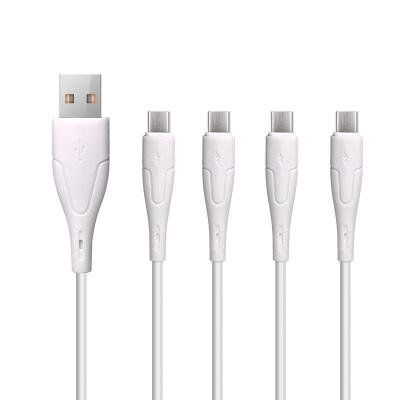 China Fast Charging 3A Cable 4-Pack 0.82FT, 3.3FT, 4.93FT, 6.6FT Phone USB C Type C Cable Fast Charging Cord for sale