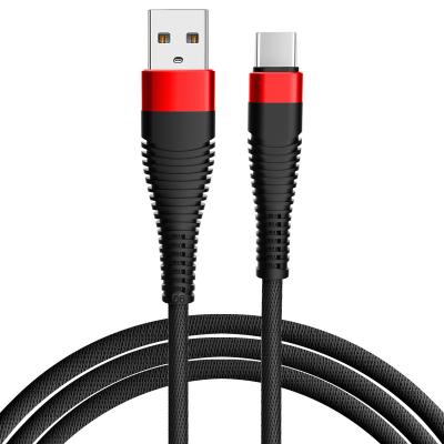 China Wholesale Micro Type C USB Mobile Phone USB Fast Charger Cable Quick Charging Nylon Braided Cables for sale