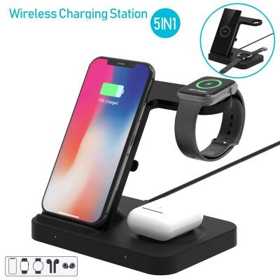 China Magnetic Wireless Charger Mobile Phone Wireless Charger 5 in 1 Wireless Charger for sale