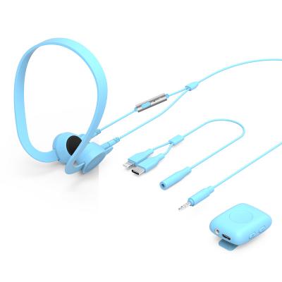 China Mini Portable Top 1 2021 New Products Children Radio In-Ear Headphones Not Bone Conduction Headset for sale